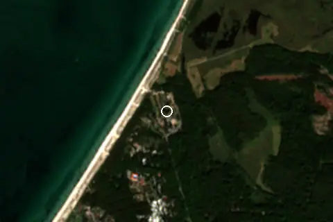 Satellite image of Markgrafenheide Strand and its surroundings