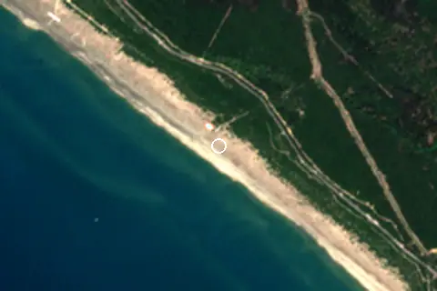 Satellite image of Spiaggia di Tuerredda and its surroundings