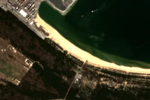 Satellite image of Plaża Stogi and its surroundings