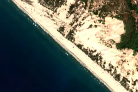 Satellite image of Patara Plajı and its surroundings