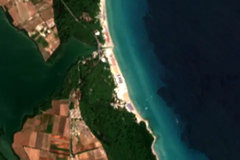 Satellite image of Alimini and its surroundings