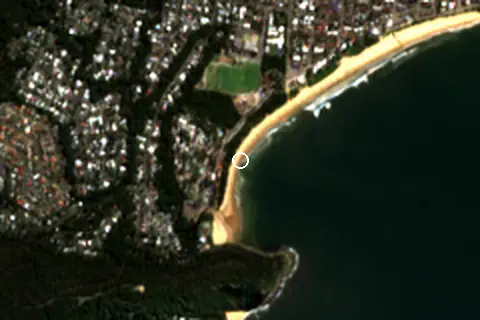 Satellite image of Umina Beach and its surroundings