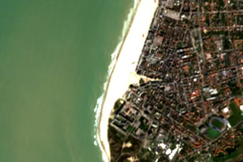 Satellite image of Berck-Plage and its surroundings