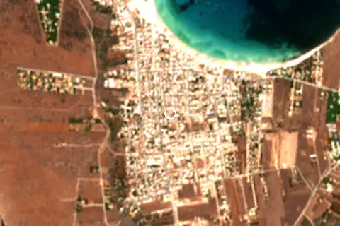Satellite image of San Vito Lo Capo and its surroundings