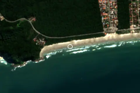 Satellite image of Boracéia and its surroundings