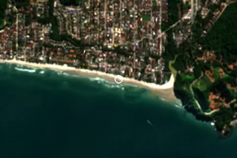 Satellite image of Juquehy and its surroundings