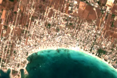 Satellite image of Torre Lapillo and its surroundings