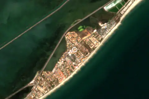 Satellite image of Frontignan-Plage and its surroundings