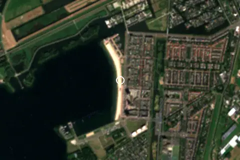 Satellite image of Nesselande Strand and its surroundings