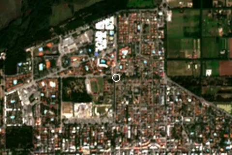 Satellite image of Bibione and its surroundings