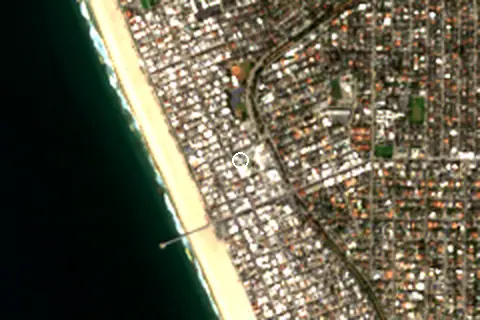 Satellite image of Manhattan Beach and its surroundings
