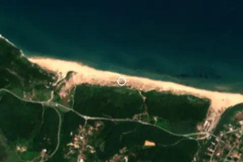 Satellite image of Şile Plajı and its surroundings