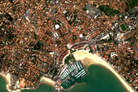 Satellite image of Royan and its surroundings