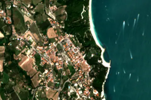 Satellite image of Sirolo and its surroundings