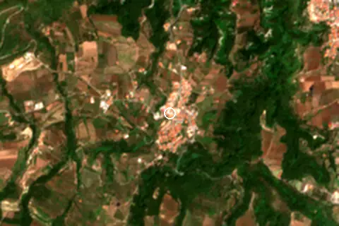 Satellite image of Zambrone and its surroundings