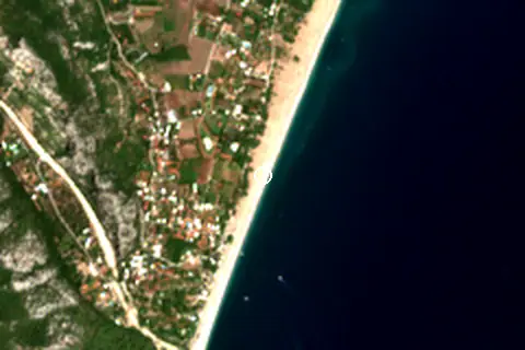 Satellite image of Çıralı Plajı and its surroundings