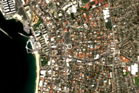 Satellite image of Redondo Beach and its surroundings