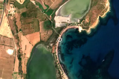 Satellite image of Spiaggia di Vendicari and its surroundings