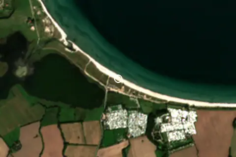 Satellite image of Sehlendorfer Strand and its surroundings
