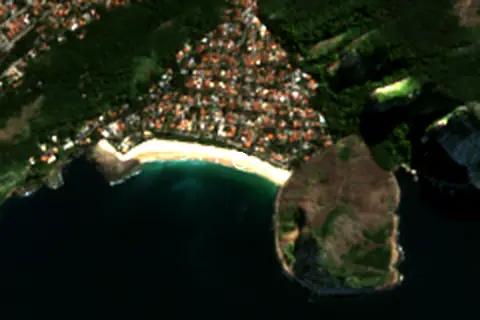 Satellite image of Itacoatiara and its surroundings