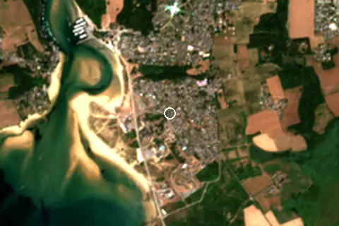 Satellite image of Guidel-Plage and its surroundings