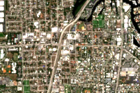 Satellite image of Deerfield Beach and its surroundings