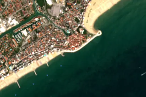 Satellite image of Caorle and its surroundings