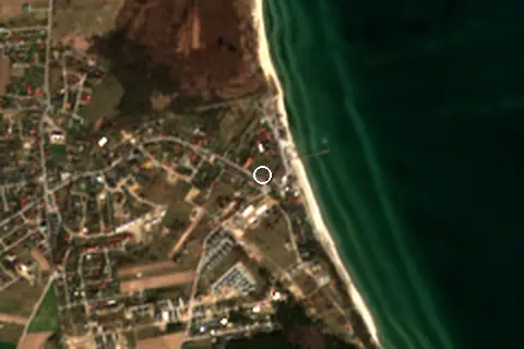Satellite image of Mechelinki and its surroundings