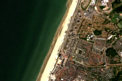Satellite image of Zandvoort Strand and its surroundings