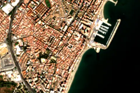 Satellite image of Fuengirola and its surroundings