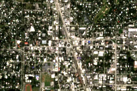 Satellite image of Vero Beach and its surroundings