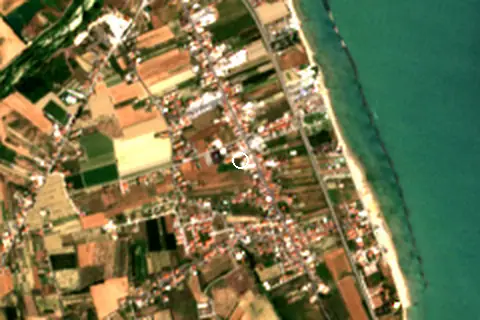 Satellite image of Cologna Spiaggia and its surroundings