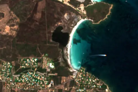 Satellite image of Lu Impostu and its surroundings