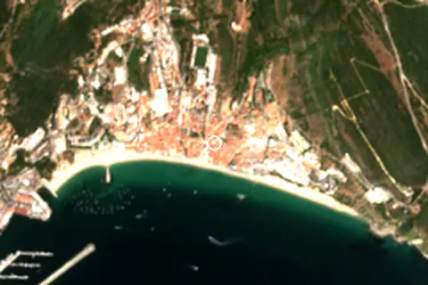 Satellite image of Sesimbra and its surroundings
