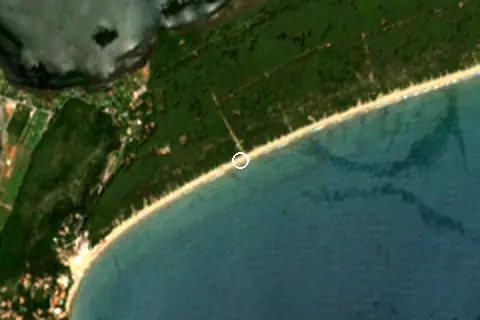 Satellite image of Spiaggia della Feniglia and its surroundings