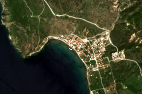 Satellite image of Denizköy Plajı and its surroundings