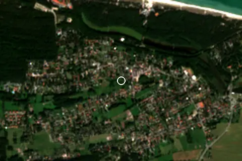 Satellite image of Prerow Strand and its surroundings