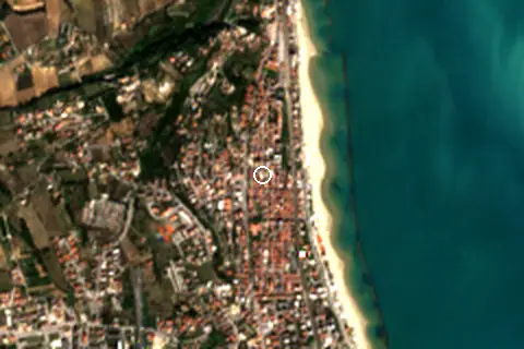 Satellite image of Grottammare and its surroundings