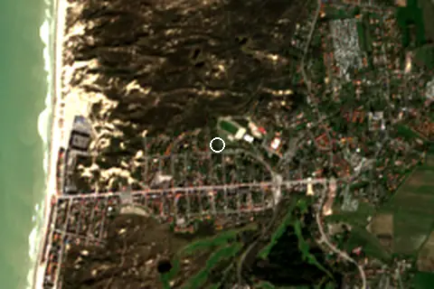 Satellite image of Fort-Mahon-Plage and its surroundings