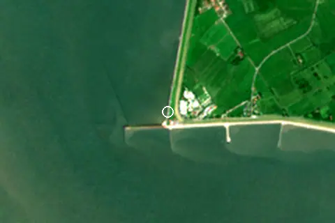 Satellite image of Butjadingen Strand and its surroundings