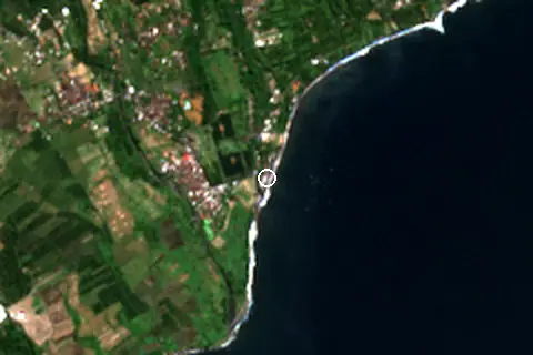 Satellite image of Pantai Ujung Batu and its surroundings