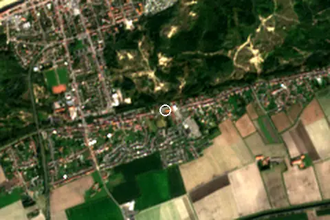 Satellite image of Bray-Dunes and its surroundings