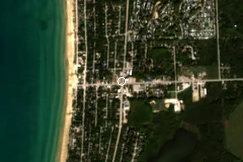 Satellite image of Sauble Beach and its surroundings