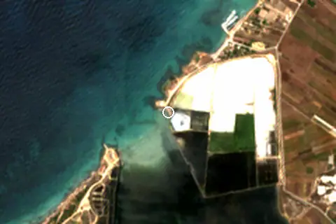 Satellite image of Spiaggia di San Teodoro and its surroundings