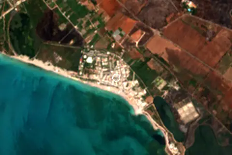 Satellite image of Torre Mozza and its surroundings