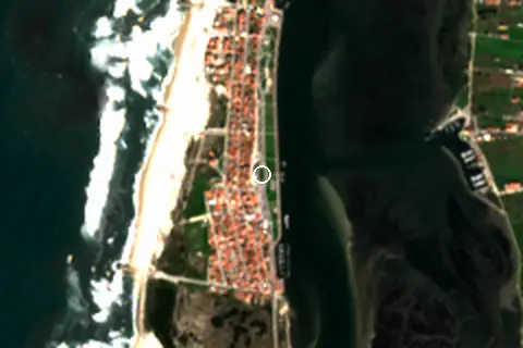 Satellite image of Costa Nova and its surroundings