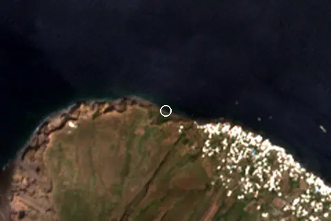 Satellite image of Spiaggia Lunga and its surroundings