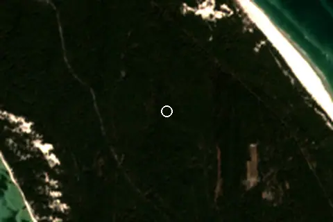 Satellite image of Hel Peninsula and its surroundings